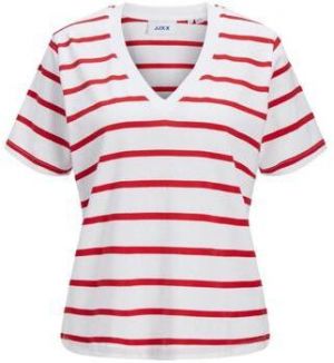 Tričká s krátkym rukávom JJXX  12257577 white/red