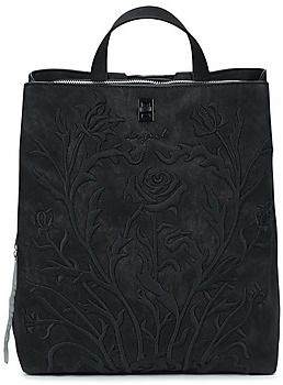 Ruksaky a batohy Desigual  BACKPACK ROMEO FLORAL TOTAL BLACK SUMY