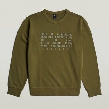 Svetre G-Star Raw  TEXT GRAPHIC R SW