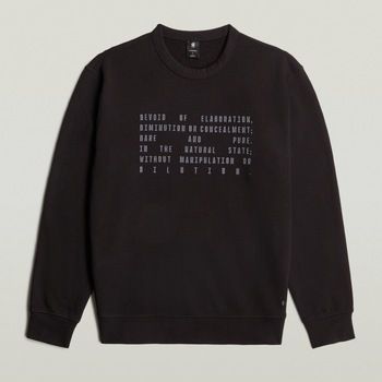 Mikiny G-Star Raw  TEXT GRAPHIC R SW