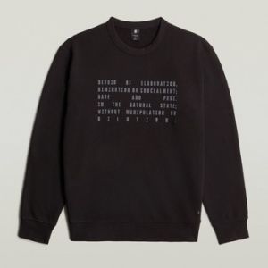 Mikiny G-Star Raw  TEXT GRAPHIC R SW