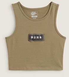 Tielka a tričká bez rukávov Vans  UPWORN FITTED TANK