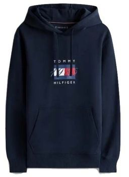 Mikiny Tommy Hilfiger  LINEAR FLAG GRAPHIC HOOD