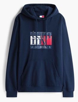 Mikiny Tommy Jeans  TJM REG RWB FLAG HOODIE