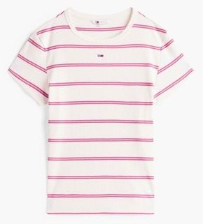 Tričká s krátkym rukávom Tommy Jeans  TJW SLIM ESSENTIAL RIB S