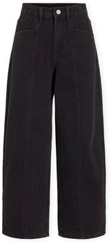 Rovné džínsy Vila  Emma Jeans - Black Denim