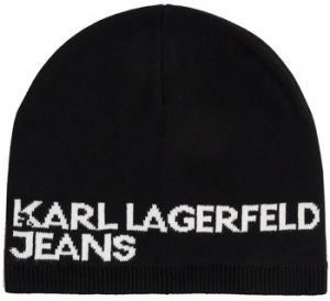 Čiapky Karl Lagerfeld  KLJ SINGLE LAYER LOGO BEAN