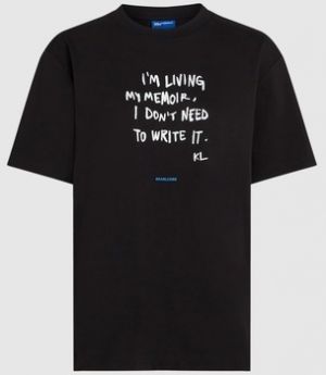 Tričká s krátkym rukávom Karl Lagerfeld  KLJ RELAXED KARLISM TEE