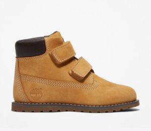 Polokozačky Timberland  Pokey pine mid hook and loop boot