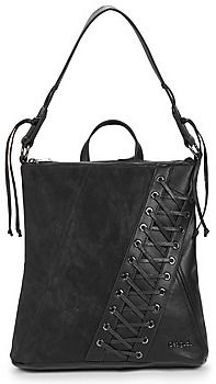 Ruksaky a batohy Desigual  BACKPACK BLACK PATCH TANGO  PRETORIA MINI