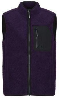 Flísové mikiny Volcom  MUZZER FUZZAR VEST
