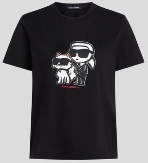 Tričká s krátkym rukávom Karl Lagerfeld  IKON SKETCH DUO T-SHIRT