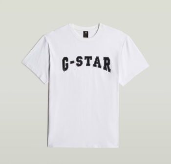 Tričká s krátkym rukávom G-Star Raw  D26840 C336 FELT LOGO R T