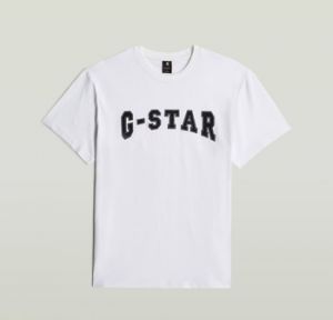 Tričká s krátkym rukávom G-Star Raw  D26840 C336 FELT LOGO R T