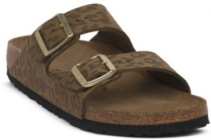 Šľapky BIRKENSTOCK  ARIZONA LEO KHAKI CALZ S