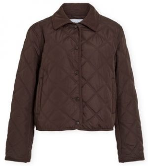 Kabáty Vila  Quilted Jacket Quila L/S - Coffee Bean