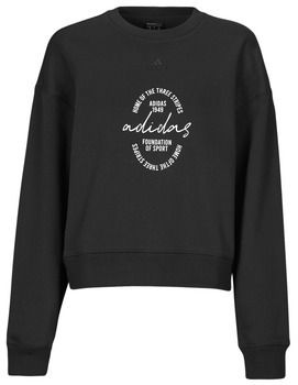 Mikiny adidas  Signature Graphic Print Fleece Loose Sweatshirt