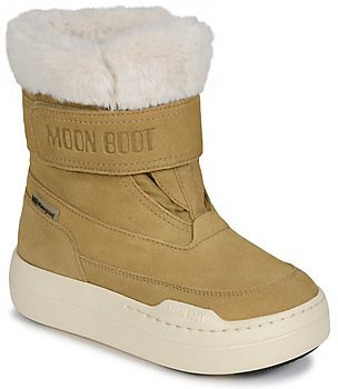 Obuv do snehu Moon Boot  MB JR PARK STRAP BOOT SUEDE