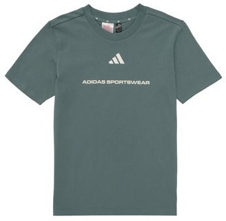 Tričká s krátkym rukávom adidas  adidas Boys Slogan Single Jersey T-Shirt Kids