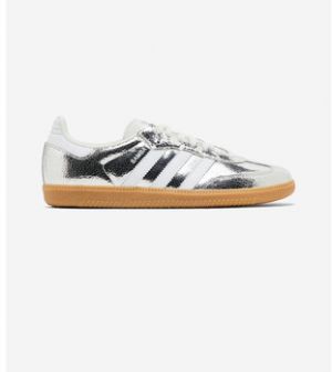 Nízke tenisky adidas  Samba OG Silver Metallic Cracked Leather (Women's)