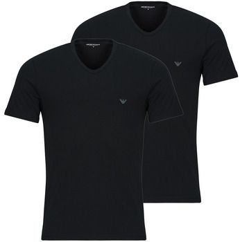 Tričká s krátkym rukávom Emporio Armani  2-PACK CREW NECK T-SHIRT AF14132