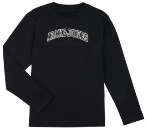 Tričká s dlhým rukávom Jack & Jones  JJECALEB VARSITY