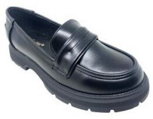 Mokasíny Bubble Bobble  Zapato niña  c780 negro