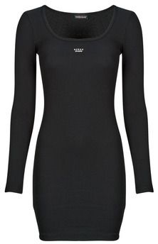 Krátke šaty Guess  DRESS SLIM RIB EMBRO