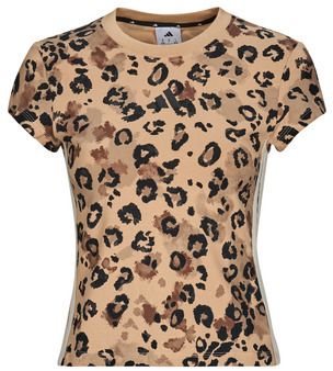 Tričká s krátkym rukávom adidas  Animal Print 3-Stripes T-Shirt