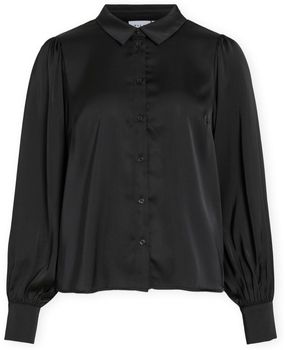 Blúzka Vila  Noos Enna Ravenna Shirt - Black