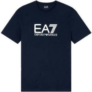 Tričká s krátkym rukávom Ea7 Emporio Armani  Visibility Cotton Stretch T-Shirt Navy