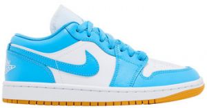 Nízke tenisky Nike  Jordan 1 Low White Gum Light Brown Dark Powder Blue (Women's)