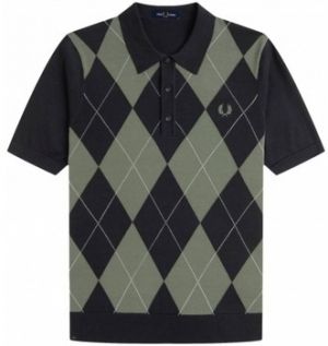 Polokošele s krátkym rukávom Fred Perry  ARGYLE KNITTED SHIRT