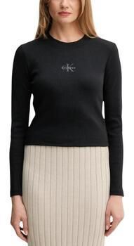 Tričká s dlhým rukávom Calvin Klein Jeans  A- LS MONOGRAM BABY LV047A803G