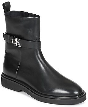 Polokozačky Calvin Klein Jeans  ANKLE BOOT W/ METAL LOGO