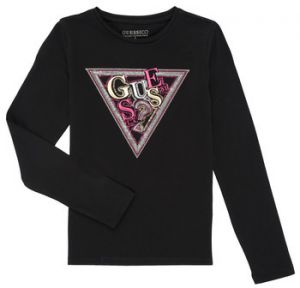Tričká s dlhým rukávom Guess  LS T-SHIRT W/SEQUINS