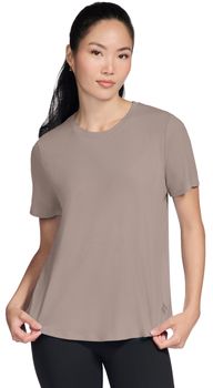 Tričká s krátkym rukávom Skechers  Luxe Rib Tee