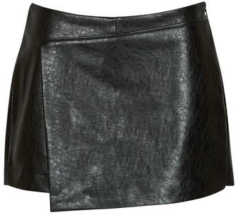 Sukňa Only  ONLREBEL HW FAUX LEATHER  SKORT