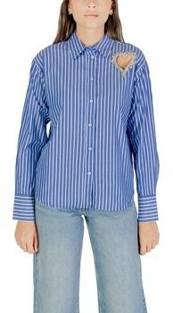 Košele a blúzky Only  Onlkaylen Ls Heart Emb Shirt Wvn 15360749