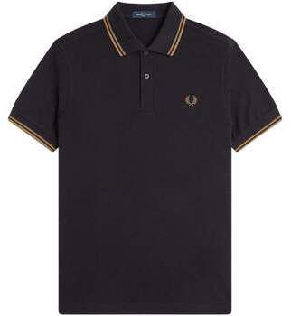 Polokošele s krátkym rukávom Fred Perry  Twin Tipped Polo Shirt Black Shaded