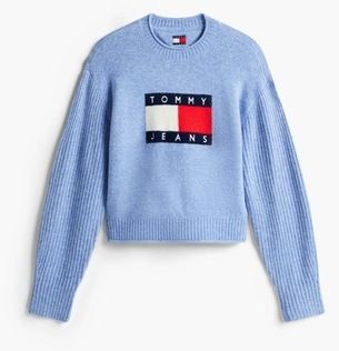 Svetre Tommy Jeans  TJW MELANGE FLAG SWEATER