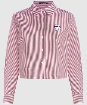 Košele a blúzky Karl Lagerfeld  IKON CHOUPETTE CROPPED SHI