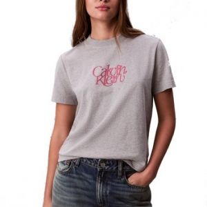 Tričká s krátkym rukávom Calvin Klein Jeans  SS FITTED SCRIPT CALVIN