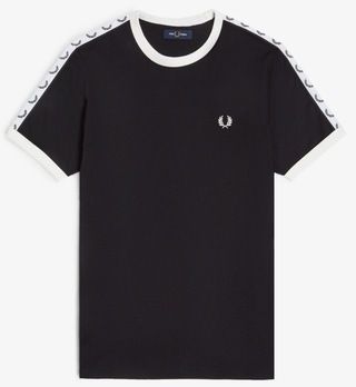 Tričká s krátkym rukávom Fred Perry  TAPED RINGER T-SHIRT
