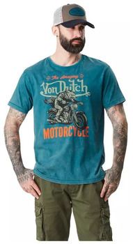 Tričká s krátkym rukávom Von Dutch  Tshirt TEE SHIRT LOGO ET ACID WASH