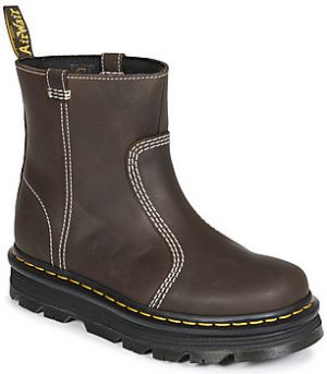 Polokozačky Dr. Martens  ZebZag Rigger Rigger Boot Dark Brown Wyoming