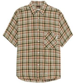Košele s dlhým rukávom Amish  Shirt Dropped S/S Man