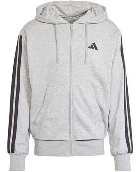 Flísové mikiny adidas  M 3S Ft Fz Hd    Mgreyh/Black