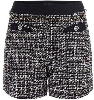 Šortky/Bermudy Guess  Yvonne Mix Denim Tweed Short