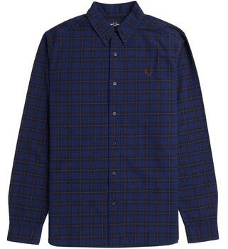 Košele s dlhým rukávom Fred Perry  Fp Tartan Oxford Shirt